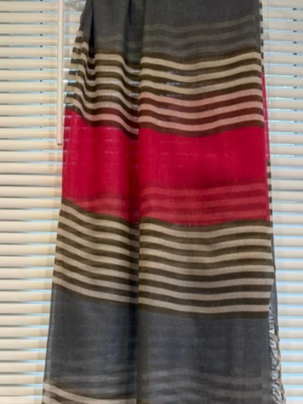 Old Navy Multicolor Striped Print Wrap Scarf.